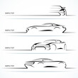 © vectorcreator - Set of modern car silhouettes.