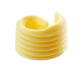 Sticker - butter curl isolated