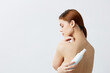 © SHOTPRIME STUDIO - pretty woman body lotion rejuvenation cosmetics isolated background