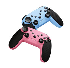 Sticker - Two joystick gamepads. Videi game console controller isolated