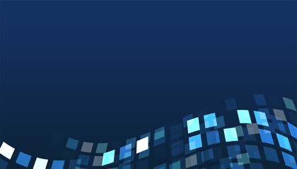 Modern blue business presentation background