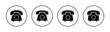 © avaicon - Telephone icons set. phone sign and symbol