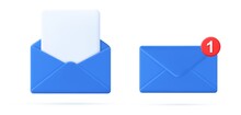 Envelope With Paper Documents Icon.