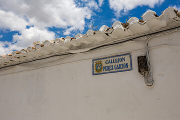 Alhama de Granada, Andalusia, Spain.
Beautiful and interesting travel destination in the warm Southern region. Public street view.