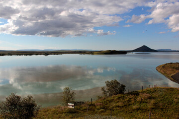 Sticker - reflet dans le lac