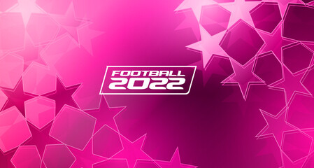 Wall Mural - Qatar football 2022. ball graphic design vector illustration. Qatar stylish background gradient