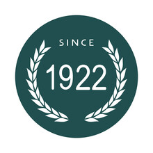 Since 1922 Year Symbol