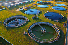 Sewage Treatment Plant. Wastewater Treatment Water Use. Filtration Effluent And Waste Water. Industrial Solutions For Sewerage Water Treatment And Recycled.