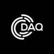 © Faisal - DAQ letter logo design on black background. DAQ creative initials letter logo concept. DAQ letter design.
