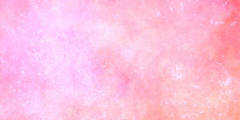 Wall Mural - pink background with watercolor Pink scraped grungy background. Grunge background frame Soft pink watercolor background. Pink texture background.