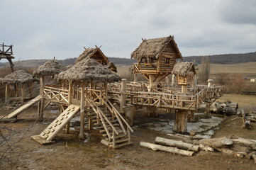 Viking Village Wooden 