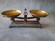© Elis Cora - Isolated antique metal table scales