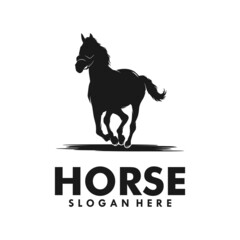 Poster - Horse Logo Template Vector illustration design