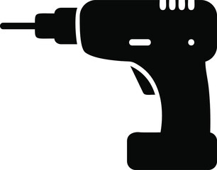 Drill Machine Glyph Icon