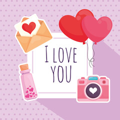 Poster - i love you card