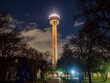 Night view of the Tower of the Americas