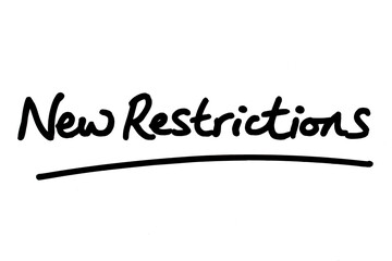 Poster - New Restrictions