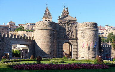 Poster - The New Bisagra Gate of Toledo. Spain