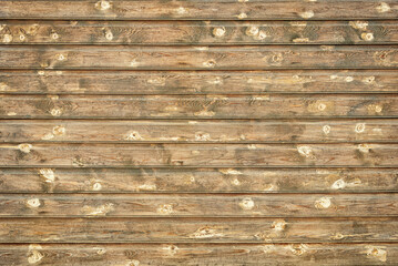 Wall Mural - The woody texture of an old board wall, background.