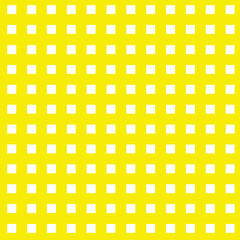 Poster - Seamless pattern with yellow squares. Tartan pattern. Checkered texture plaid. Design geometric stripes for fabric prints, cosy home textile, wallpaper. Sweet candy yellow background vector.