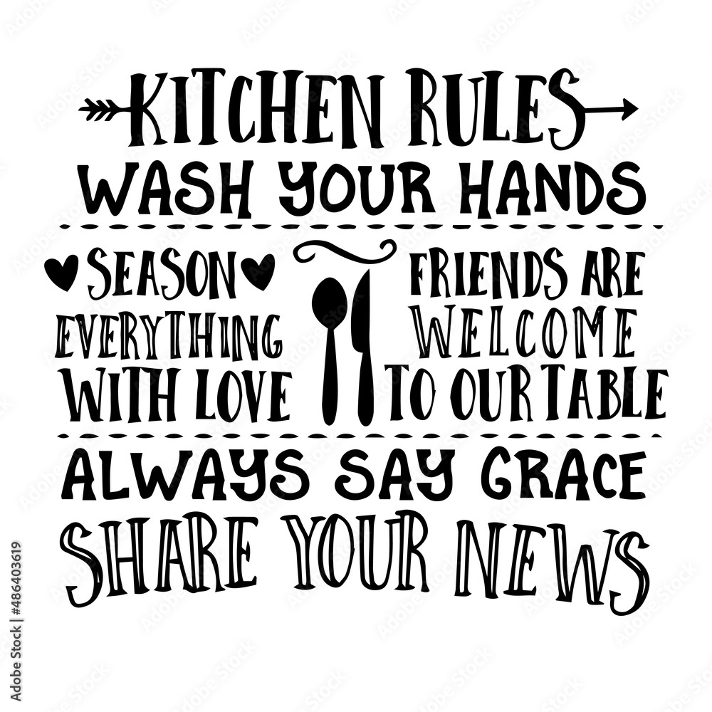 kitchen-rules-wash-your-hands-inspirational-quotes-motivational-positive-quotes-silhouette-arts-lettering-design-stock-vector-adobe-stock