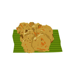 Bakwan indonesian food design vector