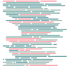 Code on screen vector illustration, flat cartoon coding lines simulation