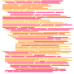 Code on screen vector illustration, flat cartoon coding lines simulation