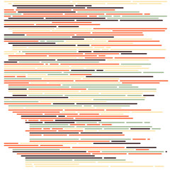 Code on screen vector illustration, flat cartoon coding lines simulation