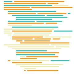 Code on screen vector illustration, flat cartoon coding lines simulation