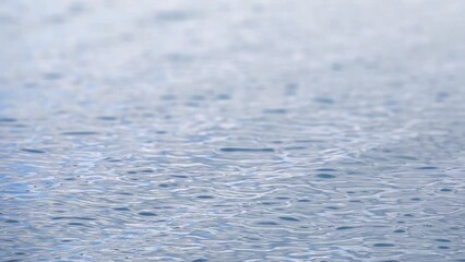 Canvas Print - slow motion water surface ripples