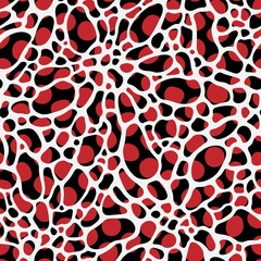 Canvas Print - Skin of the alien animal. Spotted texture. Seamless pattern background