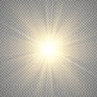 © NAUM - Special lens flash, light effect. The flash flashes rays and searchlight. illust.White glowing light. Beautiful star Light from the rays. The sun is backlit. Bright beautiful star. Sunlight. Glare.