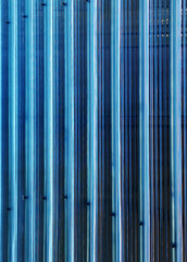 Canvas Print - blue stripes decorative background