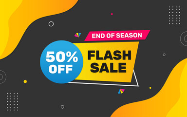 Wall Mural - flash sale modern banner design