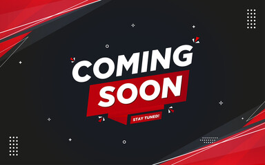 Wall Mural - grand opening coming soon sale poster, sale banner design template with 3d editable text effect