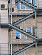 © Rastislav - Sloping metal staircase on the facade of the house