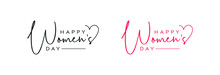 Abstract Modern Style Happy Women's Day Logo, Happy Women's Day, Love Logo Design
