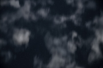 Wall Mural - night sky with stars and clouds