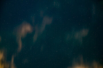 Wall Mural - night sky with stars and clouds