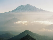 The Sunrise At The Mount Rainier 
