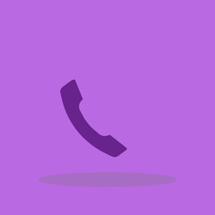 Sticker - Telephone vector icon illustration sign