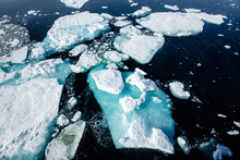 Mealting Sea Ice Formations.