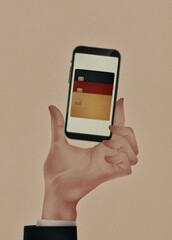 online mobile payment concept
