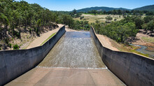 Spillway At The Dam Wall Of Lake Nillahcootie In Victoria Australia