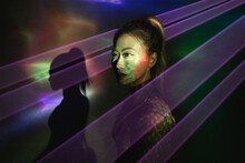 Laser Light Portrait