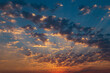 © Shava Cueva/Stocksy - sunlit sunset clouds
