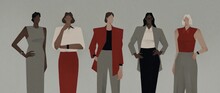 Group Of Businesswomen Illustration