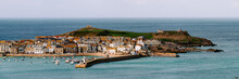 St Ives Harbour Cornwall South West Coast Path