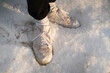 © Olga Kozicka/Stocksy - Sneakers In Snow